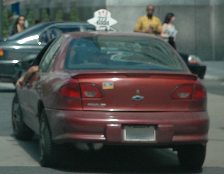 File:'00-'02 Chevrolet Cavalier Sedan Taxi.JPG