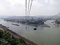 Buga 2011 Koblenz - Rheinseilbahn Blick aus Gondel 07-2010.jpg