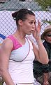 Flavia Pennetta 2007 Australian Open womens doubles R1.jpg