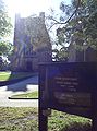 Newman College - chapel and chapel sign.JPG