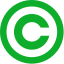 Green copyright symbol Green copyright symbol