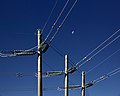HV power lines near Mount Majura, ACT Australia.jpg