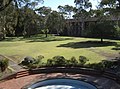 Newman College - courtyard view from Dining.JPG