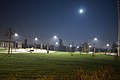 Reformers Square at dawn in full moon - Budapest District XVI.jpg