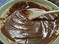 Chocolate Sour-Cream Icing before adding icing sugar.JPG